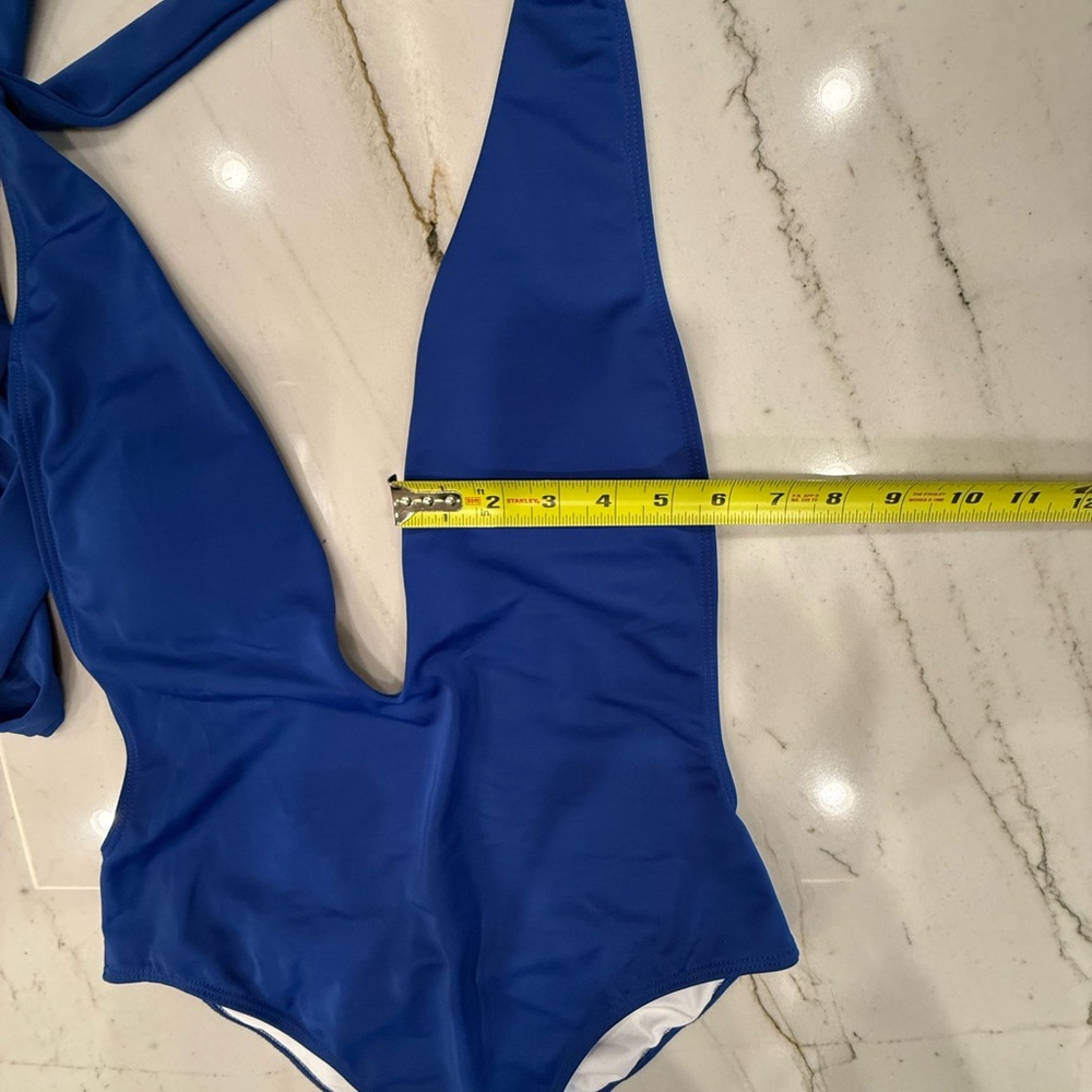 Amiani blue swimsuit NWOT - Picture 8 of 9